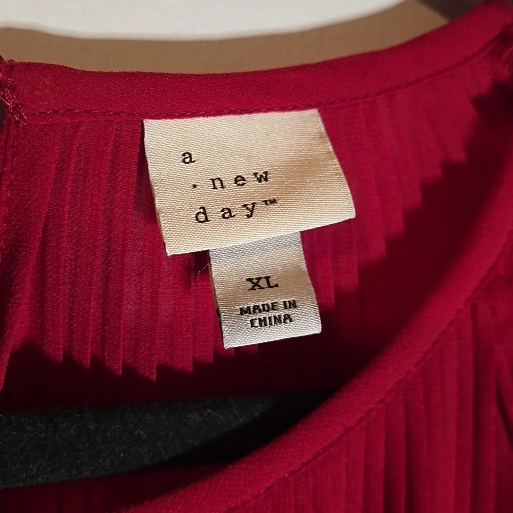 a new day Red Blouse - Picture 3 of 5